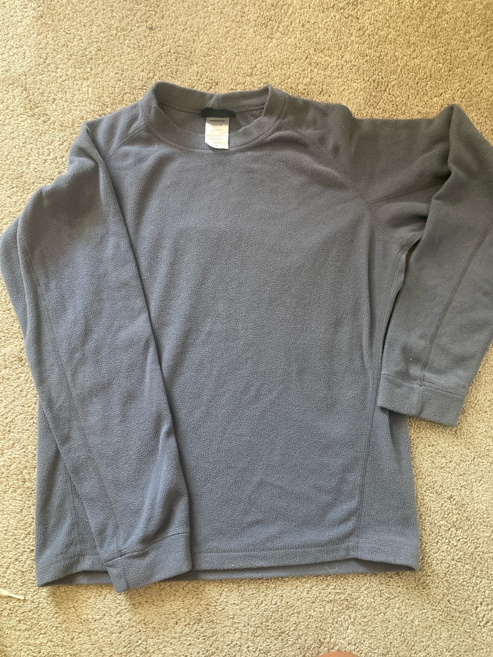 Patagonia Men's Crewneck Fleece - Slate Gray Blue